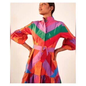 Farm Rio Amanda Mini Shirt Dress